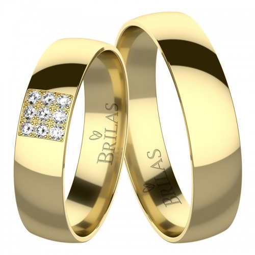 Fotini Gold-snubní prsteny ze žlutého zlata