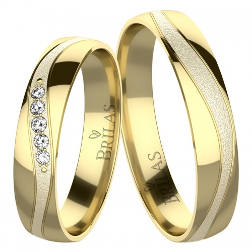 Okrus Gold-snubní prsteny ze žlutého zlata