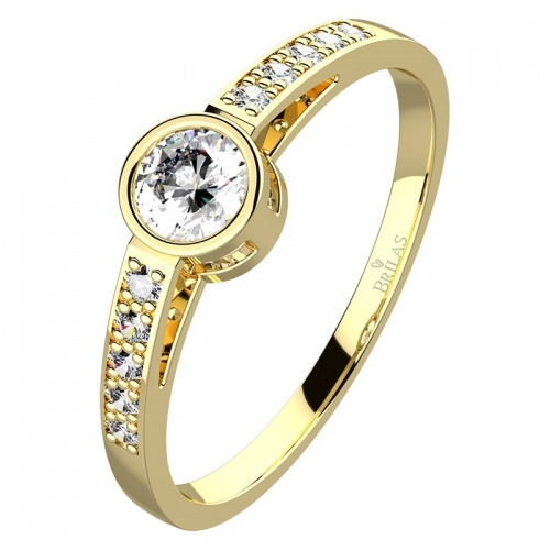 Ida Gold -jemný prsten prsten