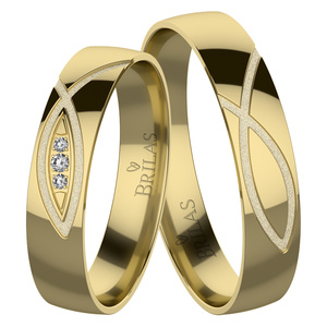 Hermína Gold-snubní prsteny ze žlutého zlata