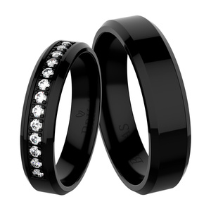 Katarina Black Steel-snubní prsteny z chirurgické oceli