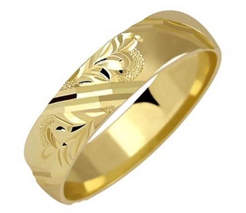 Jenna Gold-svatební prstýnky ze žlutého zlata